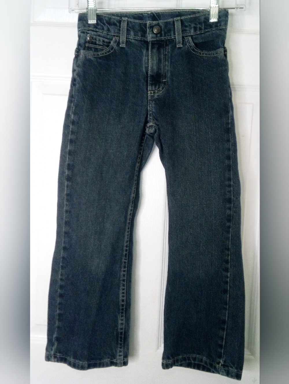 Wrangler Kids Dark Blue Straight-Leg Jeans
